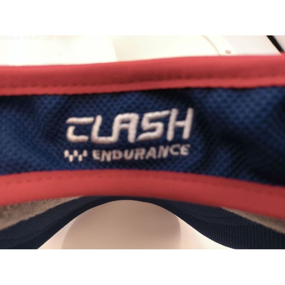 Endurance Visor Hat Clash Endurance Blue Red Stretch Fit One Size Athletic - Picture 8 of 12